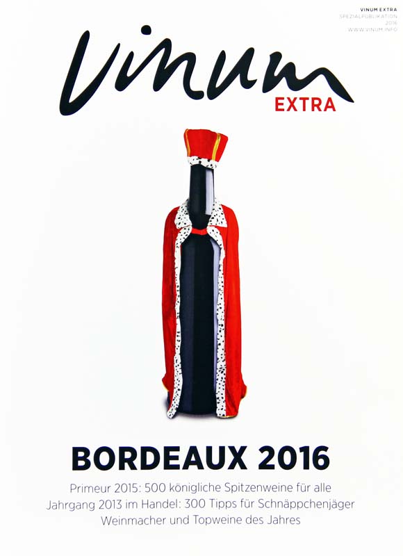 Vinum Beilage Cover Bordeaux 2016