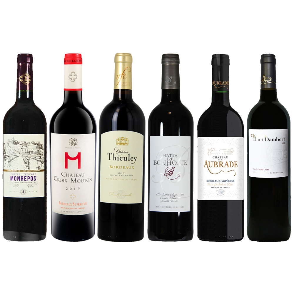 Probierpaket Rotwein 6er Bordeaux