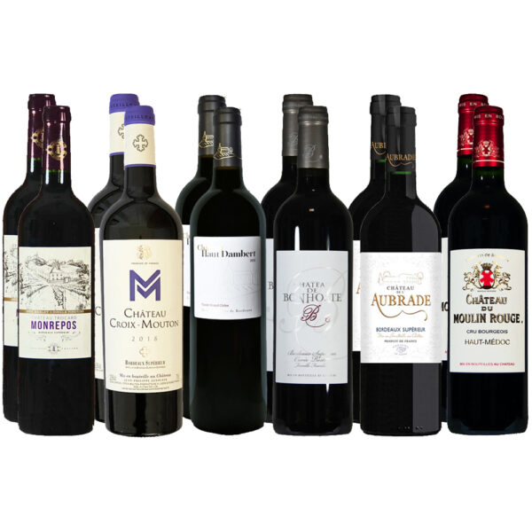 Probierpaket Rotwein 12er Bordeaux AOC