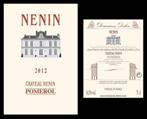 Château Nenin 2012 Etikette