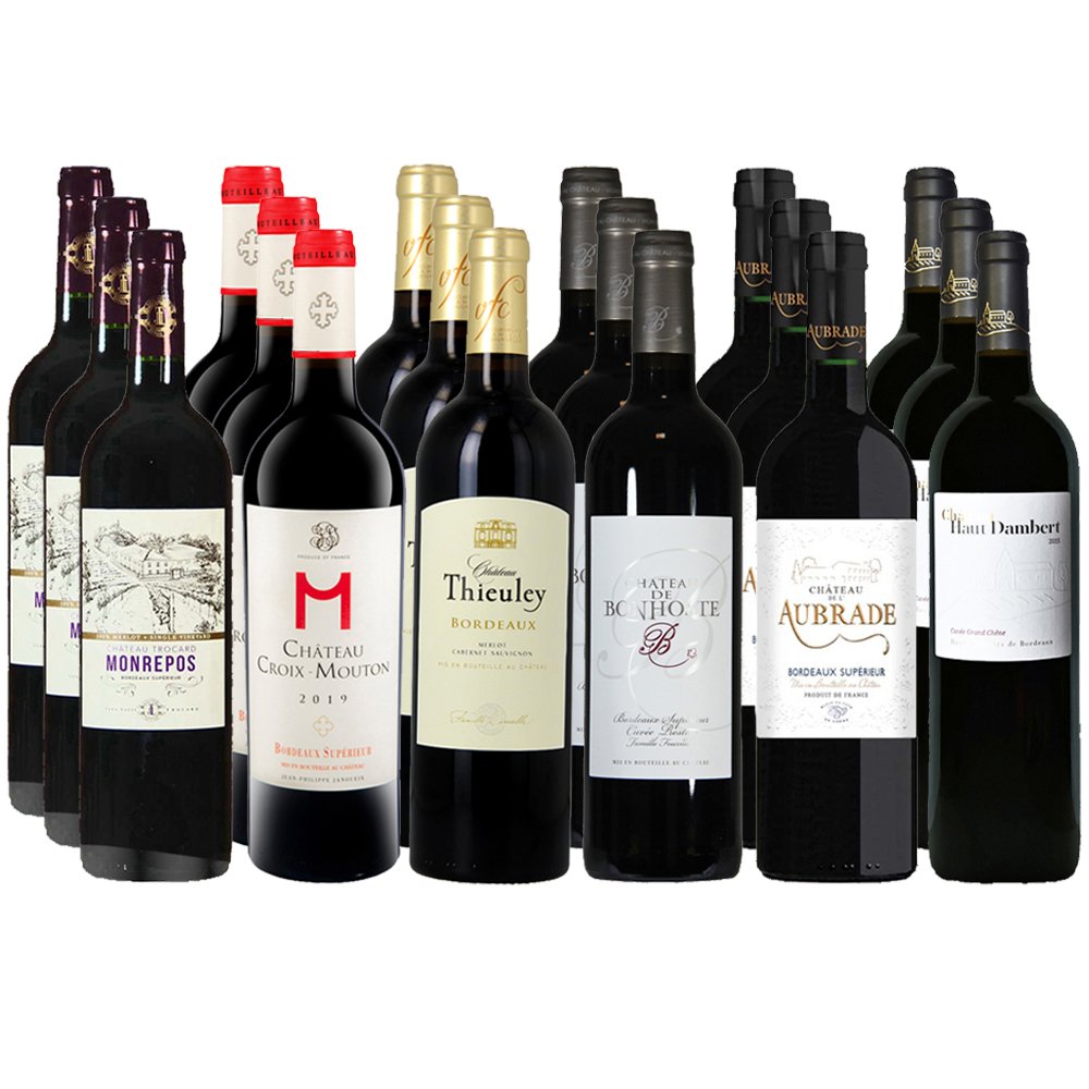 Probierpaket Rotwein 18er Bordeaux