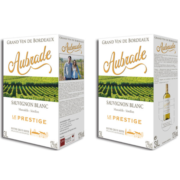 Le Prestige Blanc 3-Liter Weinbox Ansichten