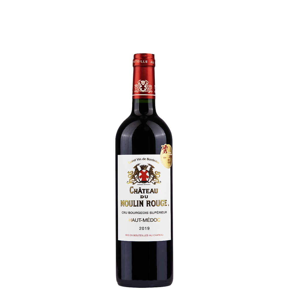 Château du Flasche Haut-Medoc Rouge Moulin Halbe 2019