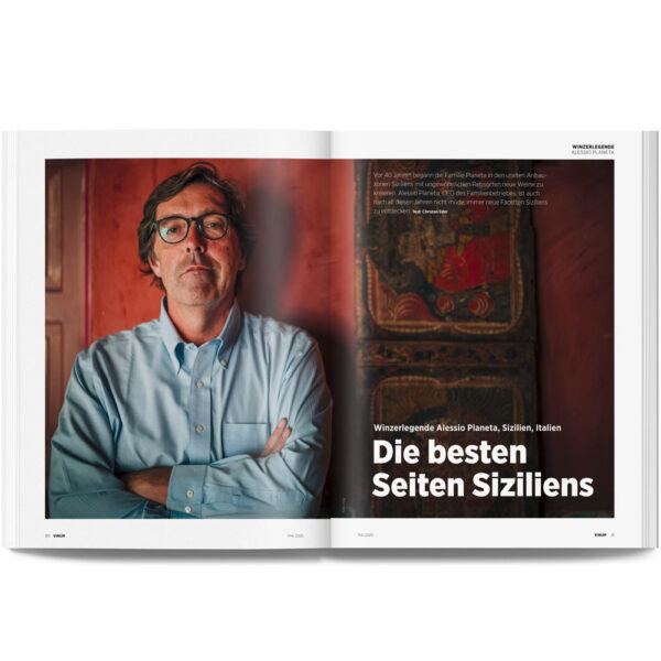 Winzerlegende Alessio Planeta-Sizilien