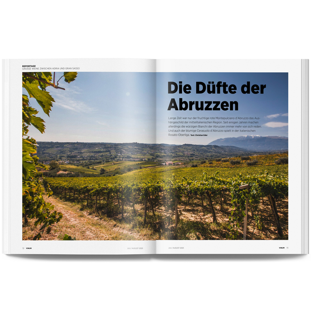 Vinum Juli-August 2025 - Düfte der Abruzzen