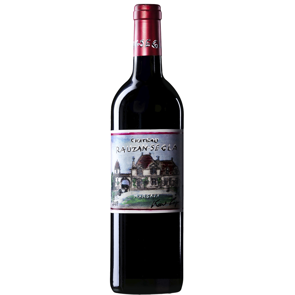 Château Rauzan Segla 2009 - Flaschenbild mit Lagerfeld Motiv